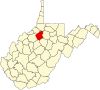 标示出多德里奇县位置的地图