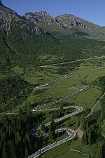 Maratona dles Dolomites ascent to Pordoi Pass
