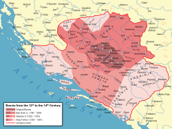波斯尼亚王国 的位置