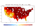 Jan 2006 US temperatures relative to 1971-2000