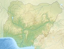 拉各斯在尼日利亚的位置
