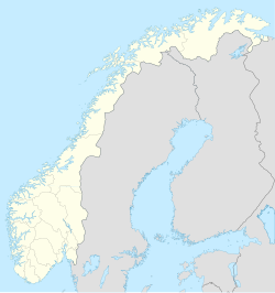永達爾在挪威的位置