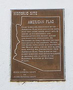 American Flag Post Office Ranch historical marker