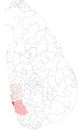 Location of Panadura