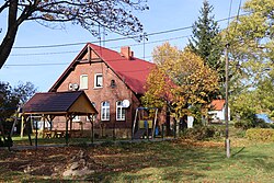 House with a playground