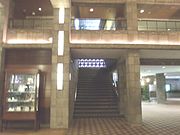 Inside view of the main entrance of the Arizona Biltmore Hotel.