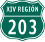 Route 203 shield}}
