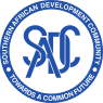 Logo of 4 other official names: Communauté de développement d'Afrique australe (French) Comunidade para o Desenvolvimento da África Austral (Portuguese) Suider-Afrikaanse Ontwikkelingsgemeenskap (Afrikaans) Jumuiya ya Maendeleo ya Nchi za Kusini mwa Afrika (Swahili)