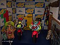 Bikes of Valentino Rossi in the fanshop
