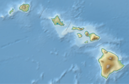 2018年夏威夷地震在夏威夷州的位置