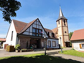 The town hall in Uttwiller