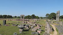 Ruins within the main fort complex