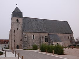 The parish church of Our Lady, in Cigogné