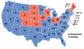 Map of the 1944 electoral college