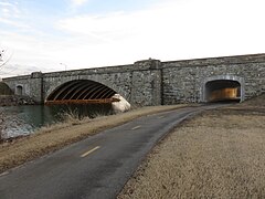 George Washington Memorial Parkway lower crossing of Boundary Channel in 2019