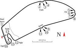 霍根海姆賽道布局（1994年至2001年）