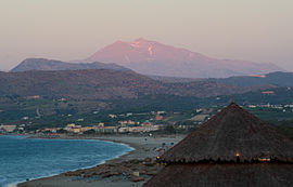 View of Georgioupoli and Mount Psiloritis