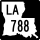 Louisiana Highway 788 marker