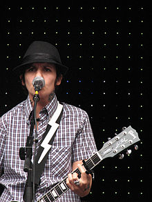 Lucas Silveira of The Cliks at the June 2008 Pittsburgh Pridefest.