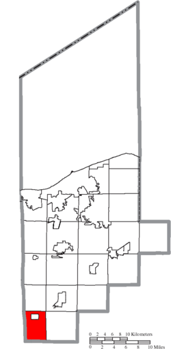 Location of Rochester Township in Lorain County