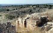 A fortified gate dating from the 2nd century BC at Horvat 'Eqed, possibly built by Seleucid general Bacchides