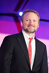 Rian Johnson at the Japanese premiere of "The Last Jedi" in 2017