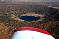 Meteoritenkrater 39 km nördlich von Pretoria.