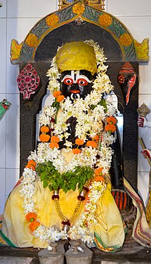 Ancient idol of Jagannatha Dasa in Puri's Bada Odia Matha, which Jagannatha himself established