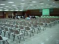 A function room with a capacity of 200 in seminar style. It can also be arranged in banquet or reception styles.