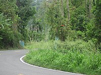 PR-155 at km 40.8 southbound approaching Orocovis