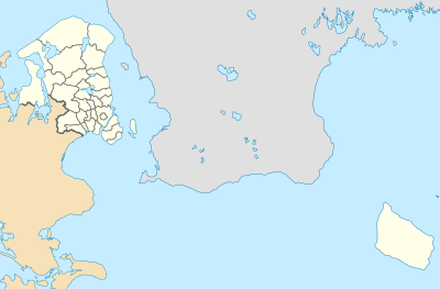 Location map Denmark Capital Region