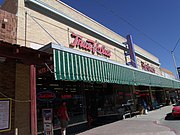 The White and McCarthy Lumber and Hardware Building was built in 1914 and is located in 290 Main St. Listed as Historic by the Historic District Advisory Commission.