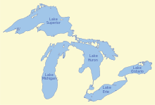 Battle of the Thames is located in Great Lakes