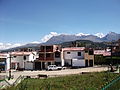 Vallunaraju, Ocshapalca, Ranrapalca and Rima Rima as seen from Huaraz.