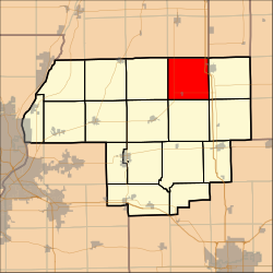Location in Woodford County
