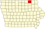 State map highlighting Howard County