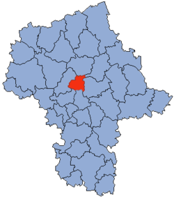 Location within the voivodeship