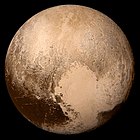 Pluto seen by New Horizons on 14 July 2015.