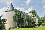 Outer wall with old linden tree