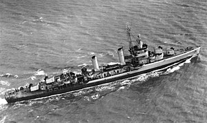 USS Butler (DD-636) underway