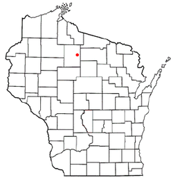 Location of Emery, Wisconsin