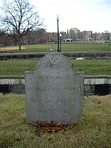 Marker of William Raymond (2004 photo)