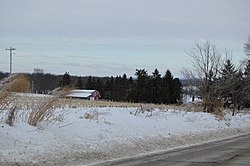 Stubble field south of Woodcock