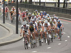 Stage 8 of the 2009 Tour of Britain in London.