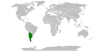 Location map for Argentina and Belize.