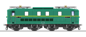 Picture of electric locomotive