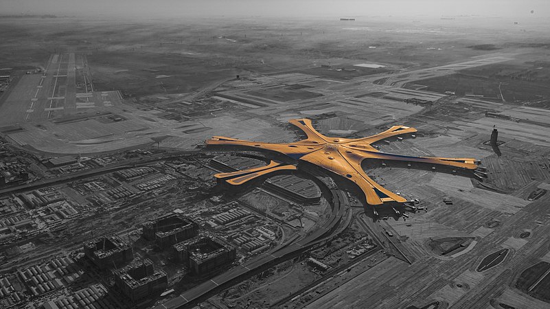 图为北京大兴国际机场航站楼。