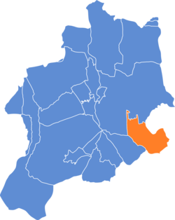 Location of Straconka within Bielsko-Biała