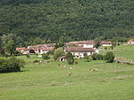 View of Broissia, a commune in the Jura department