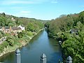 Downstream from the ironbridge